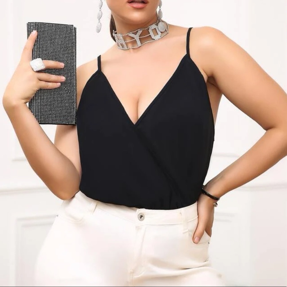Black cami bodysuit